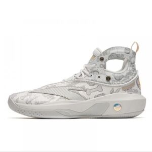 Anta Klay Thompson KT8 'Rocco' Basketball Shoes Sneakers, Grey, Sz 12.5